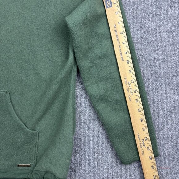 Carve Designs Sweater Womens Medium Green Funnel Neck Fleece Pullover Cozy - Picture 4 of 8